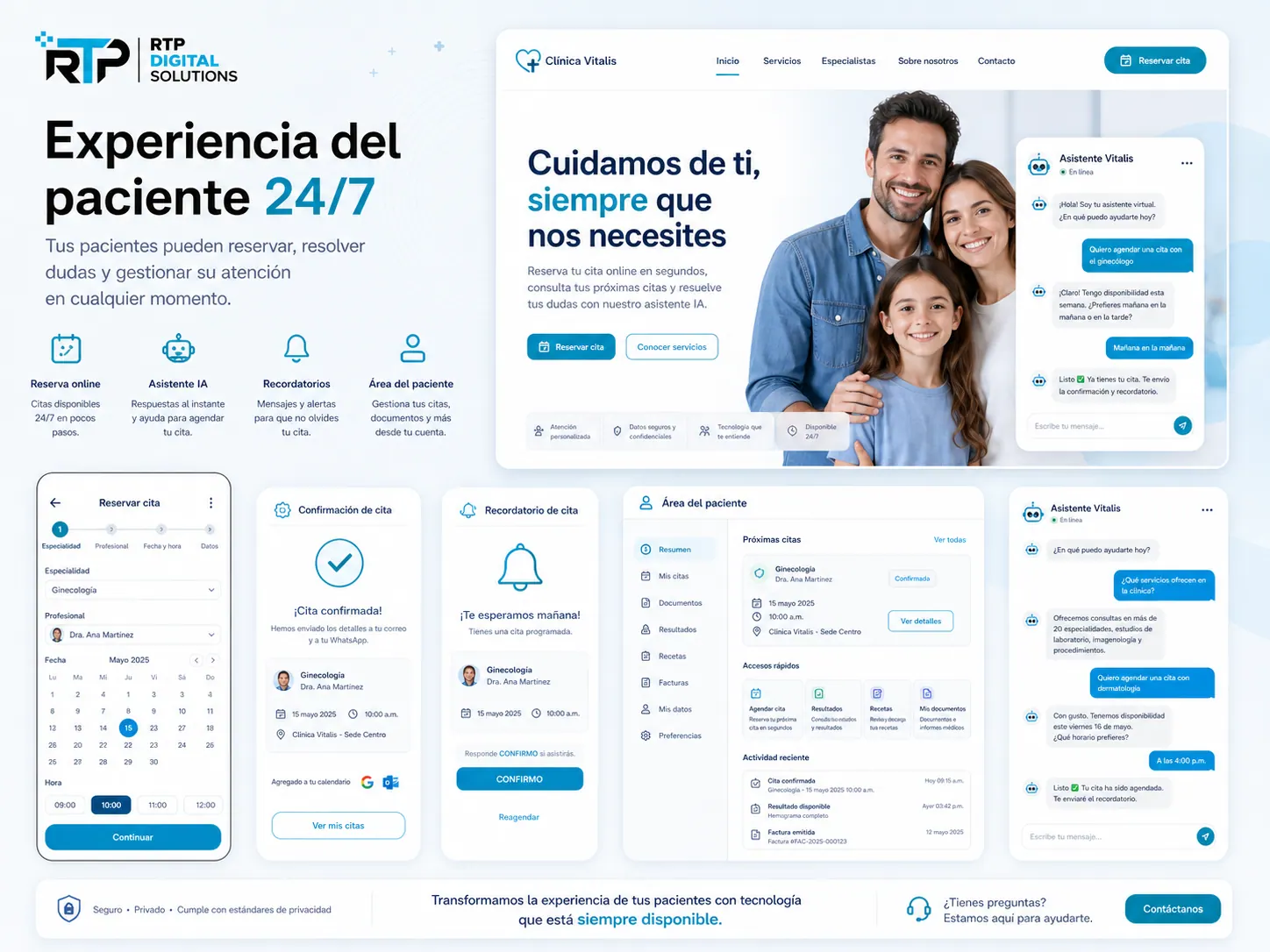Experiencia de cliente para clínicas en Navarra